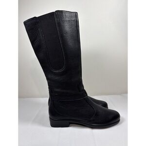 Naot Women Viento Knee High Boots 35/4-4.5 Black Leather Water Resistant Confort